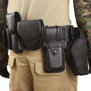 10-in-1 Police Duty Utility Belt Rig, Security Guard Modular Law Enforcement Duty Belt with Pouches