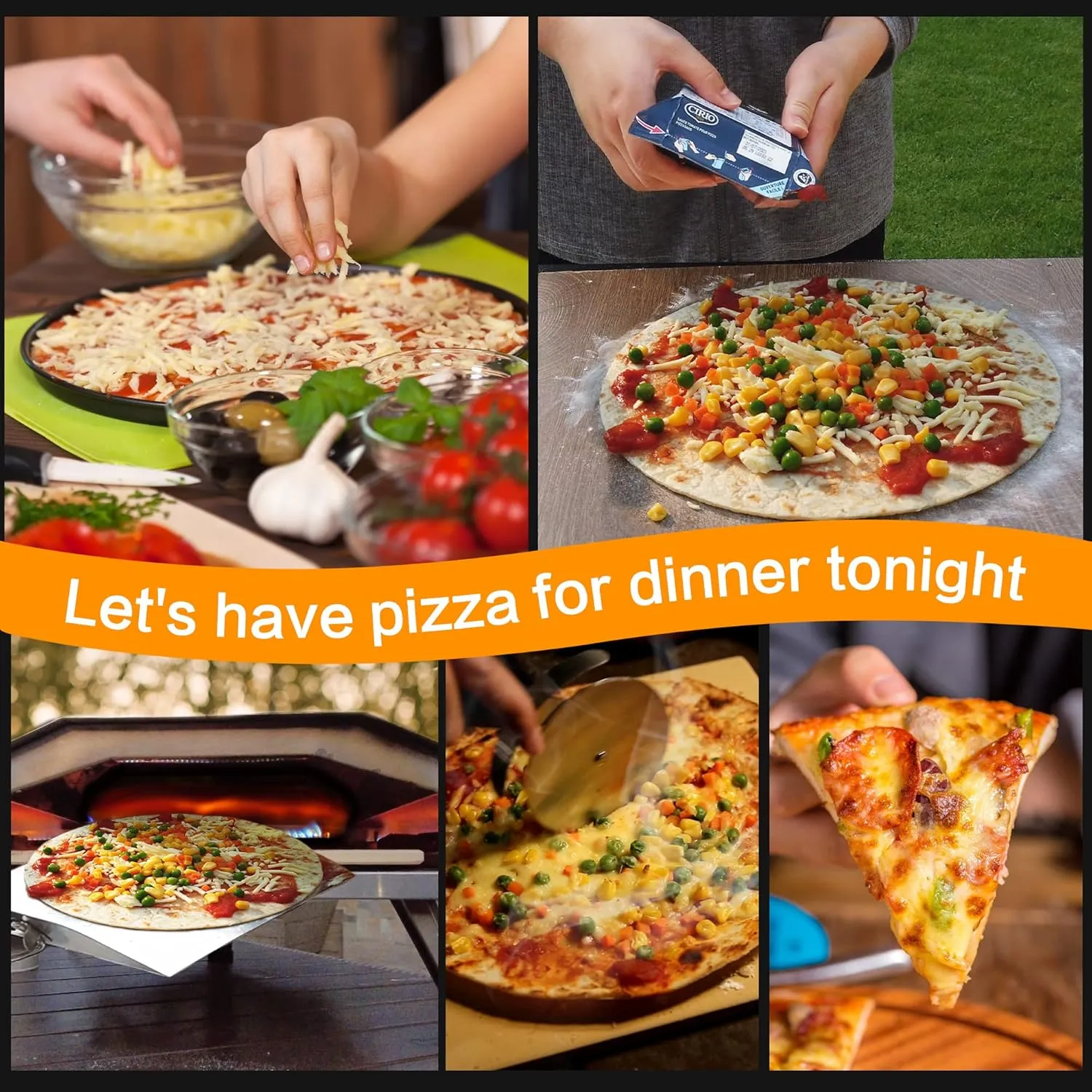12" Gas Pizza Oven, Stainless Steel Outdoor Pizza Oven, Sliver