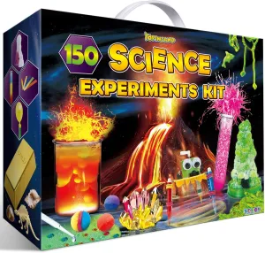 150 Experiments Science Kits for Kids, Chemistry Set, S.T.E.M Projects Scientific Toys Birthday Gifts Idea for Boys Girls Educational Scientist Kit