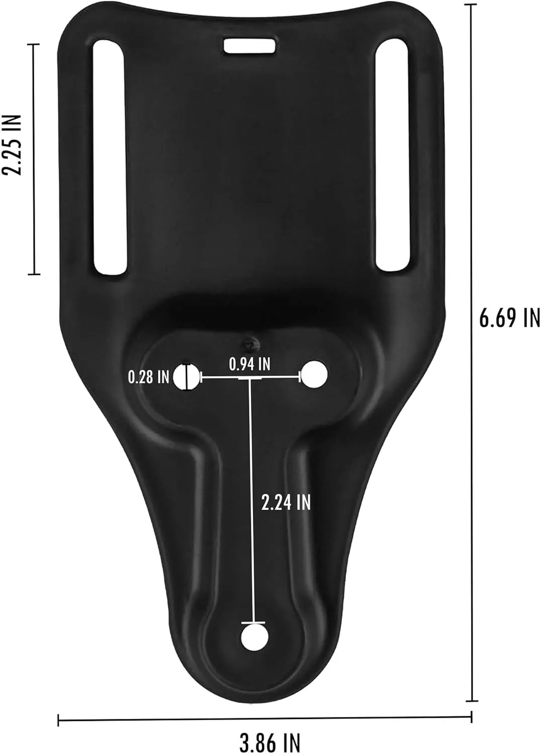 2 Pcs Qls Quick Locking System Kit with Locking Fork and Receiver Plate Tourniquet Holder Gun Holster Drop Flex Adapter and Mid-Ride Belt Loop with Leg Platform Shroud Attachment