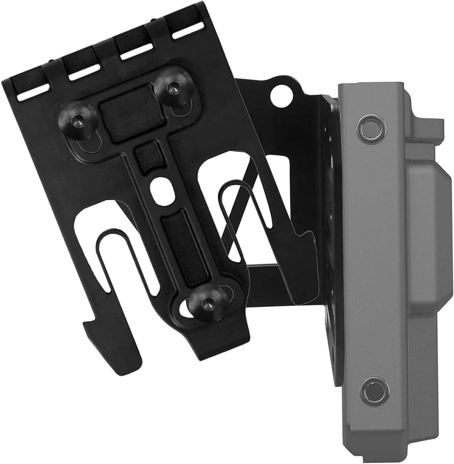 2 Pcs Qls Quick Locking System Kit with Locking Fork and Receiver Plate Tourniquet Holder Gun Holster Drop Flex Adapter and Mid-Ride Belt Loop with Leg Platform Shroud Attachment