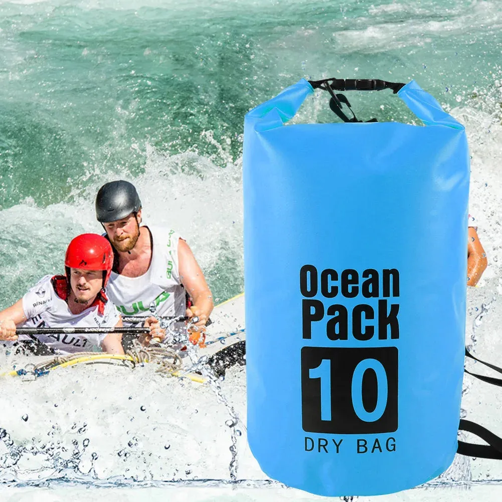 2/3/5/10L Waterproof Swimming Bag Dry Sack - Essential Gear for Outdoor Water Activities