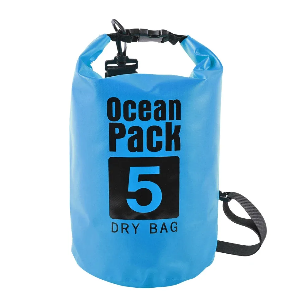 2/3/5/10L Waterproof Swimming Bag Dry Sack - Essential Gear for Outdoor Water Activities
