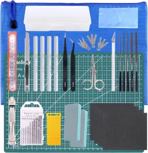 27Pcs Modeler Basic Tools Craft Set Hobby Building Tools Kit for Professional Gundam Model Assemble Building