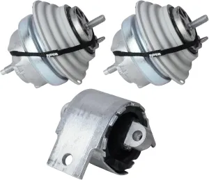 3Pcs Transmission Mount & Engine Motor Mounts Kit for Jaguar XF X250 3.0L 2009-2015, for Jaguar XJ X351 5.0L 2010 2011 2012 20 13 2014 2015 2016 2017 2018, Replaces C2D16622 C2D38505 C2P17845