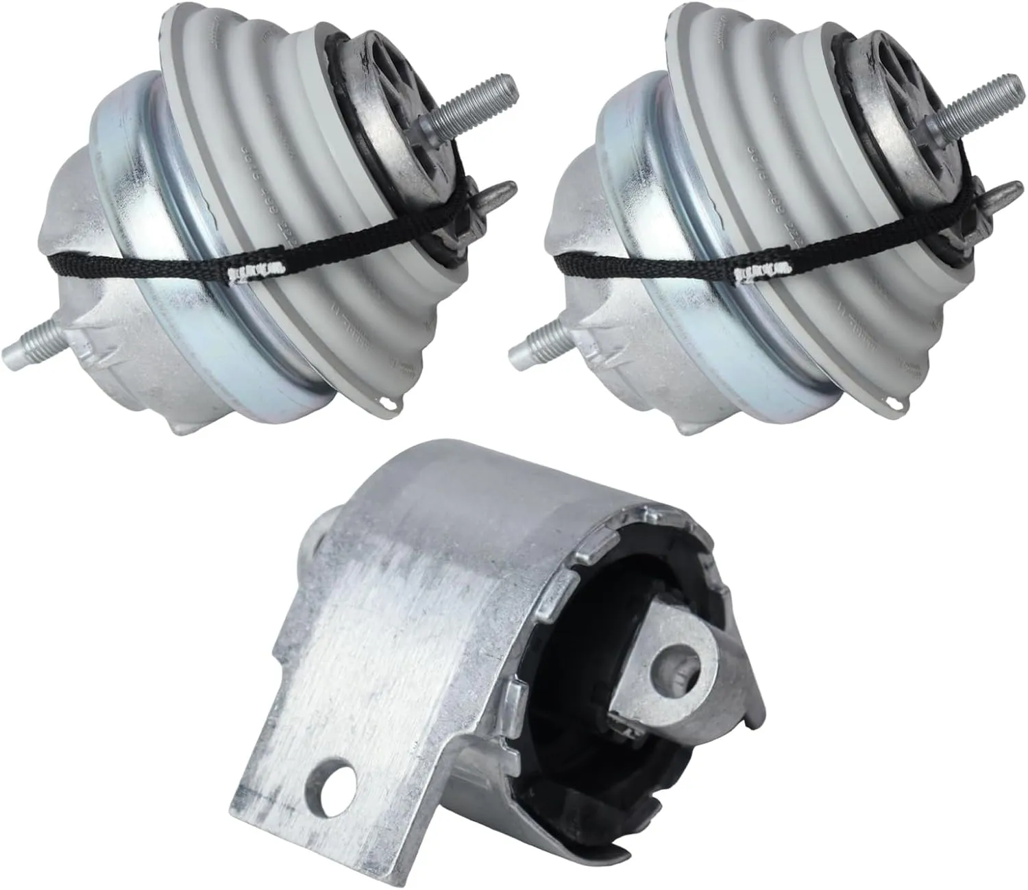 3Pcs Transmission Mount & Engine Motor Mounts Kit for Jaguar XF X250 3.0L 2009-2015, for Jaguar XJ X351 5.0L 2010 2011 2012 20 13 2014 2015 2016 2017 2018, Replaces C2D16622 C2D38505 C2P17845