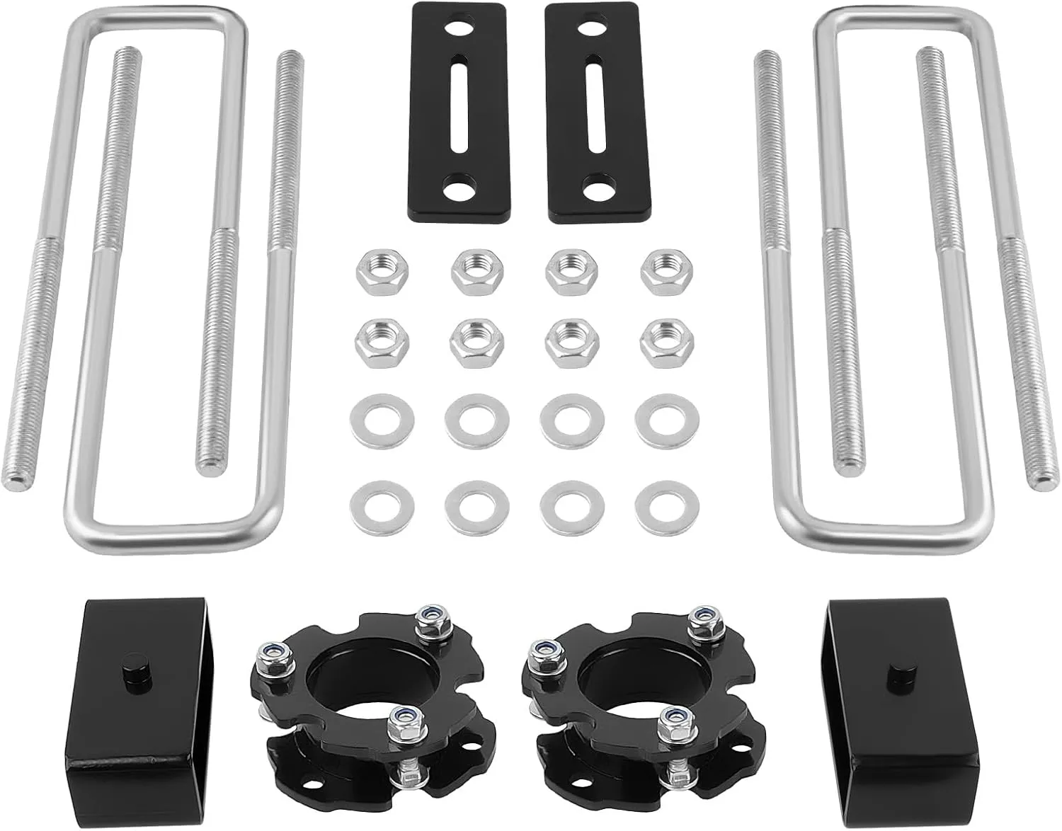 3" Front & 2" Rear Leveling Lift Kit for Chevy Colorado/GMC Canyon 2WD/4WD 2015-2022 | Front Strut Spacer, Rear Lift Block, Sway Bar Mounts Spacer