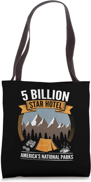 5 Billion Star Camping Gear Must Haves Outdoor Enthusiast Tote Bag