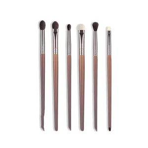 6 Piece Makeup eye Shadow Brush Hair Tool Soft Makeup Cone Makeup Brush Diffusion kit(Color:3pack)