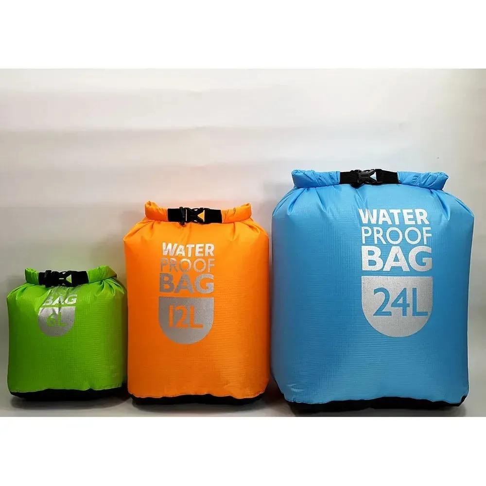 6L 12L Outdoor Dry Fishing Boat Pump Pvc Boat Accessories Waterproof Sack Swimming Rafting Kayaking Floating Watertight Sack Bag
