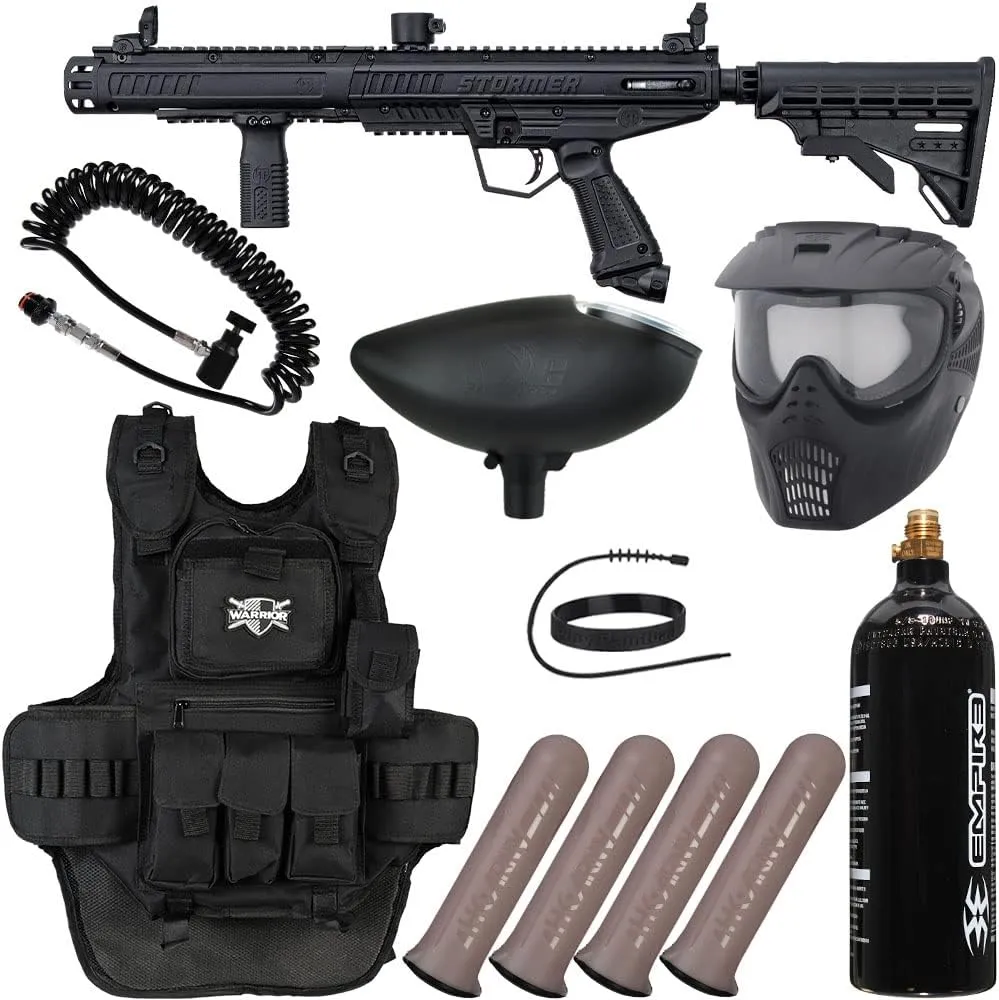 Action Village Tippmann Stormer Tactical Heavy Gunner Paintball Gun Package Kit