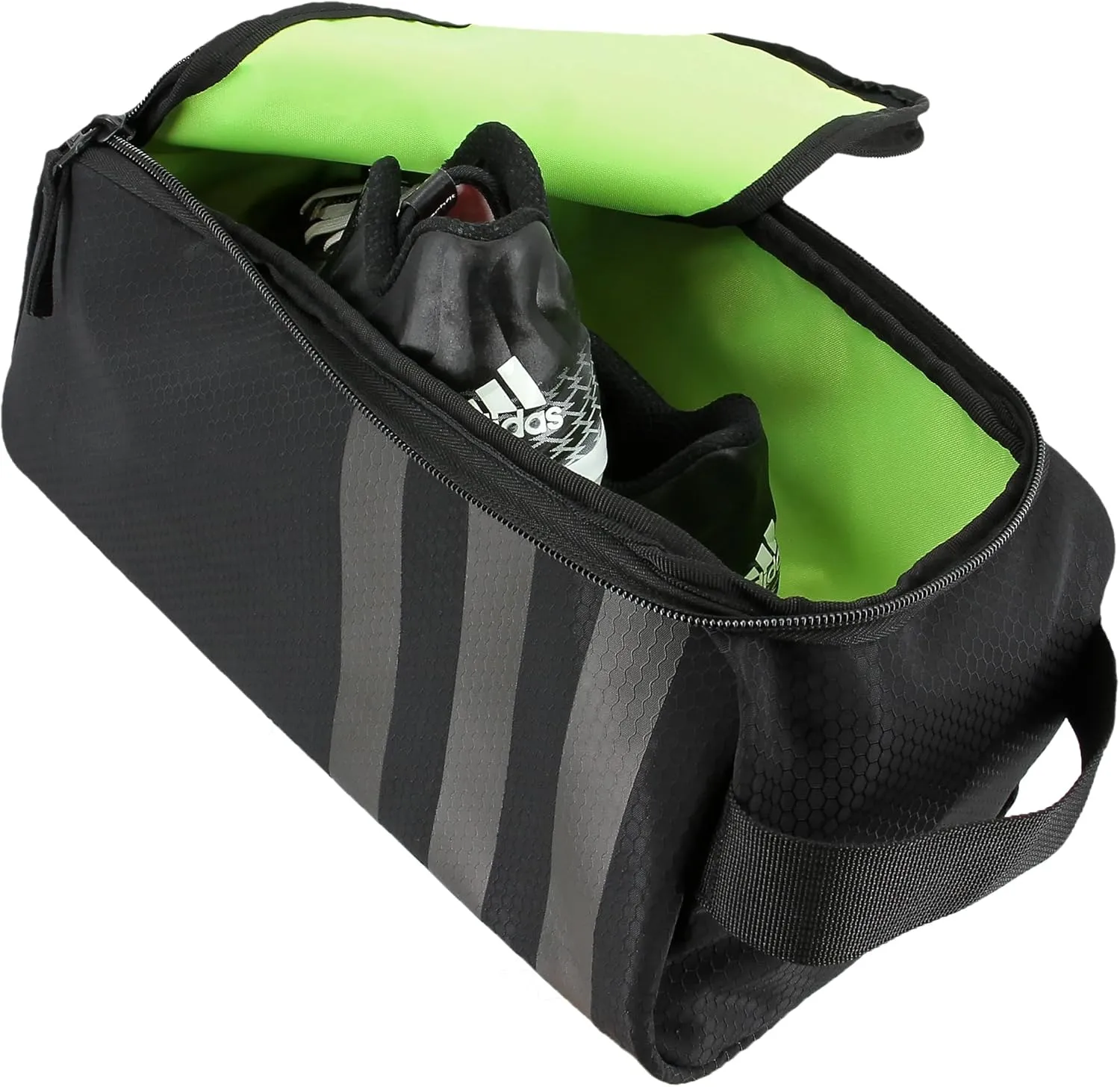 adidas Stadium 2 Team Shoe Bag, Black/White, One Size
