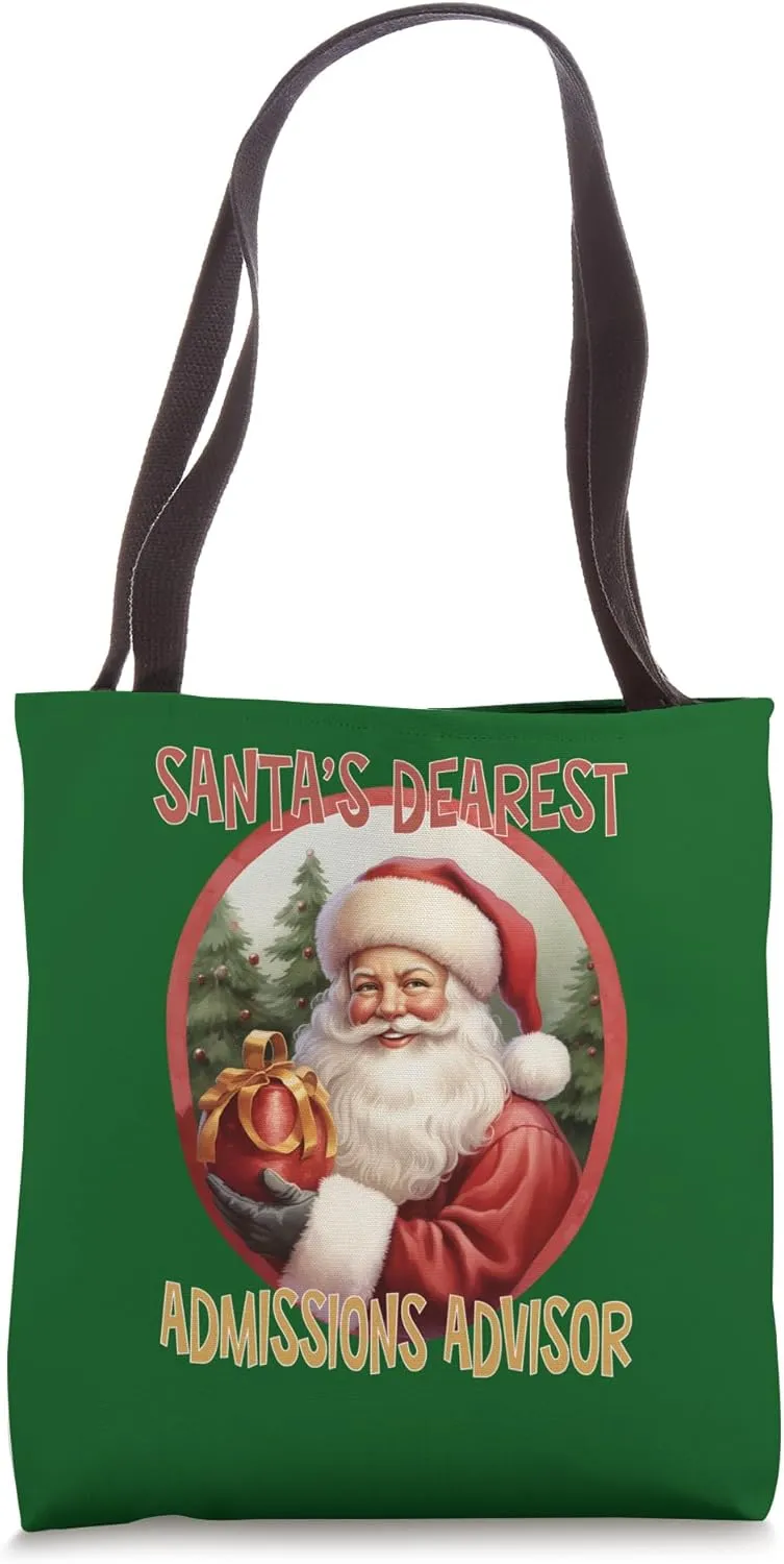 Admissions Advisor Christmas Holiday Love Xmas Tote Bag