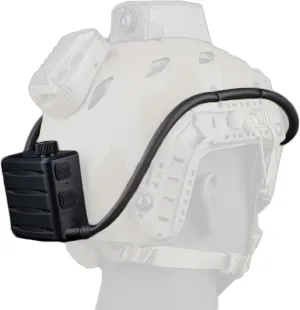 AirDefog Goggles Anti-Fog Fan Kits, Defogger for Goggles with Fan Turbo Button, Magnetic Hose Header and Speed Knob Allow 6-10 Hrs Runtime fits tactical, skiing, cycling, work (BK)