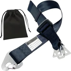 Airplane Seat Belt Extender Seatbelt Extension Adjuster 7-31" for all Airline including Southwest (Three in one)