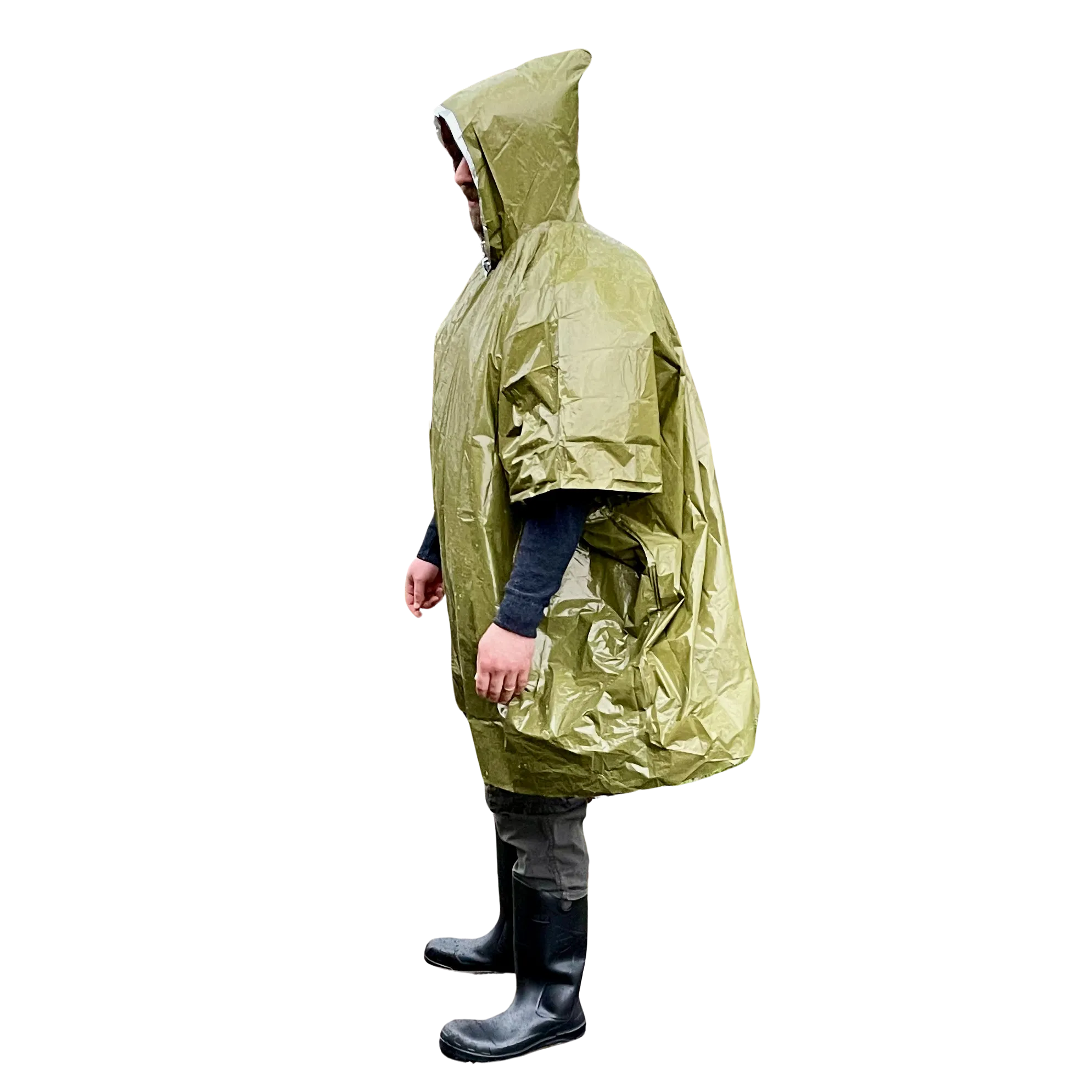 All-Weather Survival Poncho: Thermal & Waterproof Emergency Gear