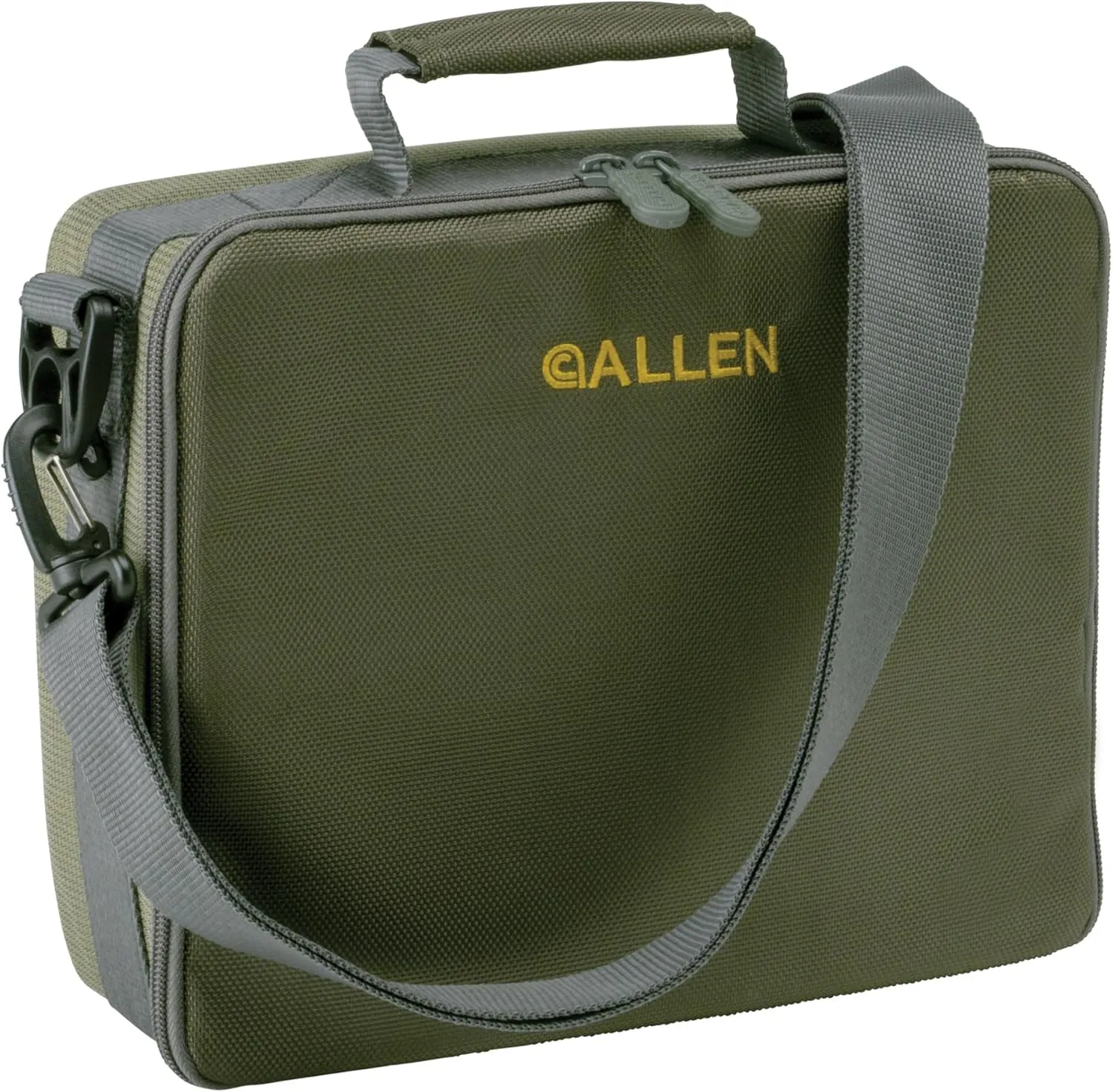 Allen Company Spring Creek Fishing Reel and Gear Bag - Portable Organizer - Holds up to 10 Fly Reels or 6 Spinning Reels - Green