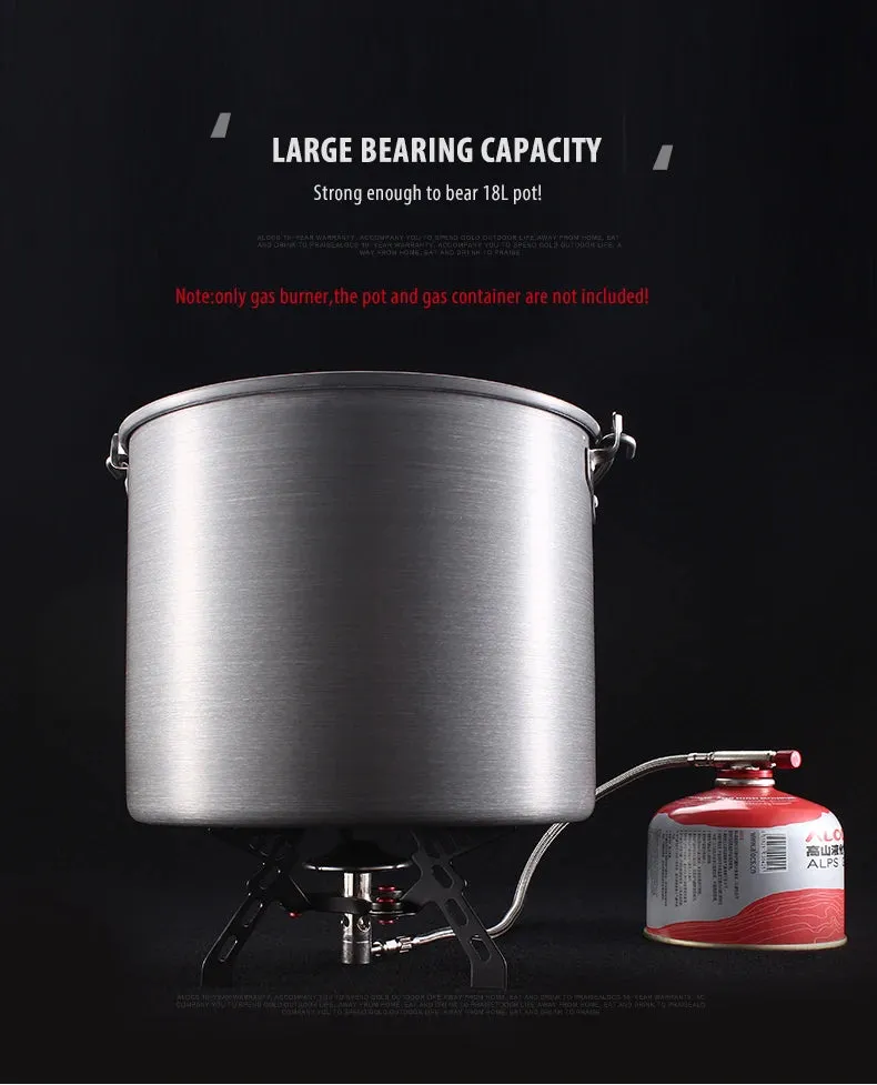 ALOCS CS-G22 Compact Portable Camping Mini Pocket Cooking Gas Stove Propane Burner for Outdoor Backpacking Hiking Camping Picnic