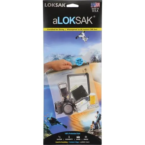 aLOKSAK Double Zip Waterproof Pouch