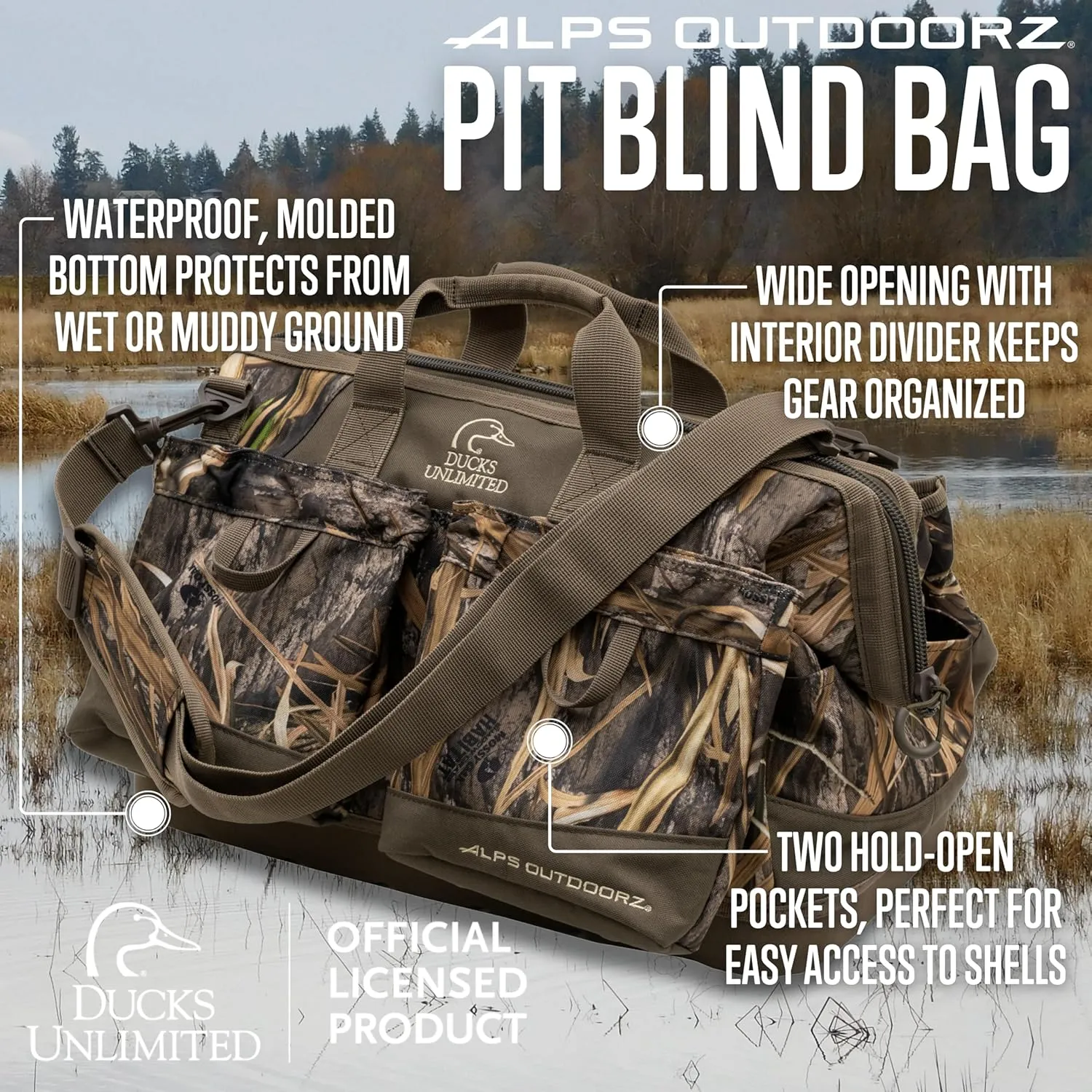 ALPS OutdoorZ Ducks Unlimited Pit Blind Bag