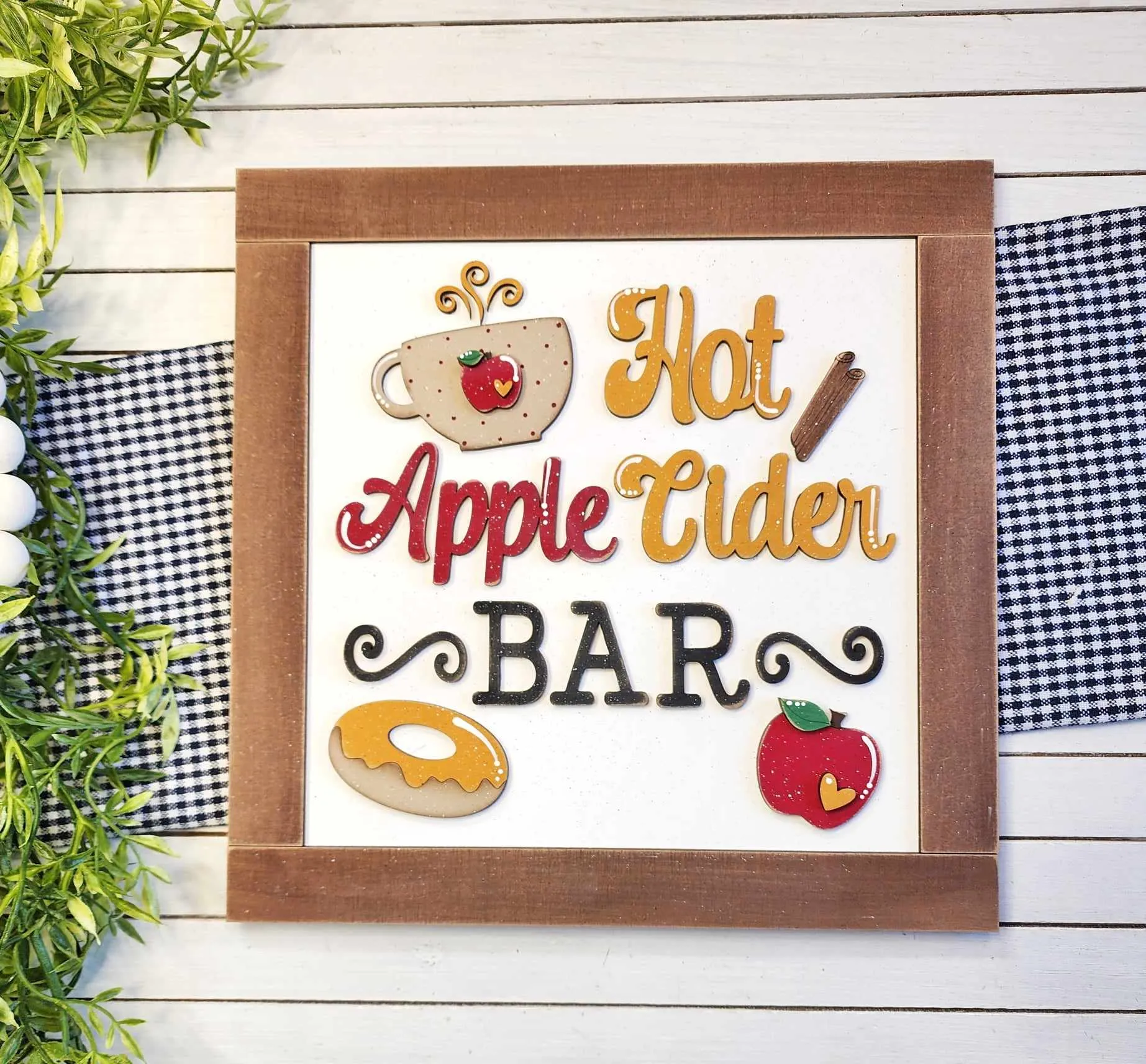 Apple Cider Harvest Collection- Apple Cider Word Block (Copy)