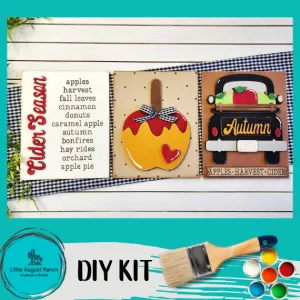 Apple Cider Harvest Collection- Sign Trio