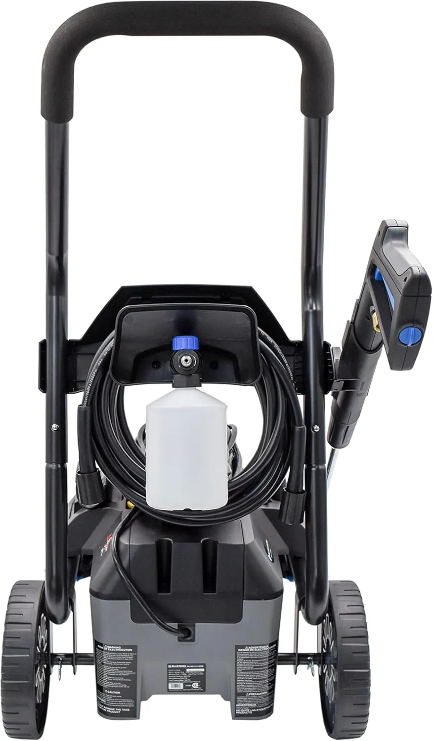 AR Blue Clean Maxx, BM2300 Electric Pressure Washer-2300 PSI, 1.5 GPM, 13 Amps Quick Connect Accessories, 2 in 1 Detachable Cart, On Board Storage, Portable Pressure Washer, High Pressure
