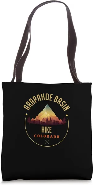 Arapahoe Basin Souvenir Apparel - Arapahoe Basin Hiking Tote Bag