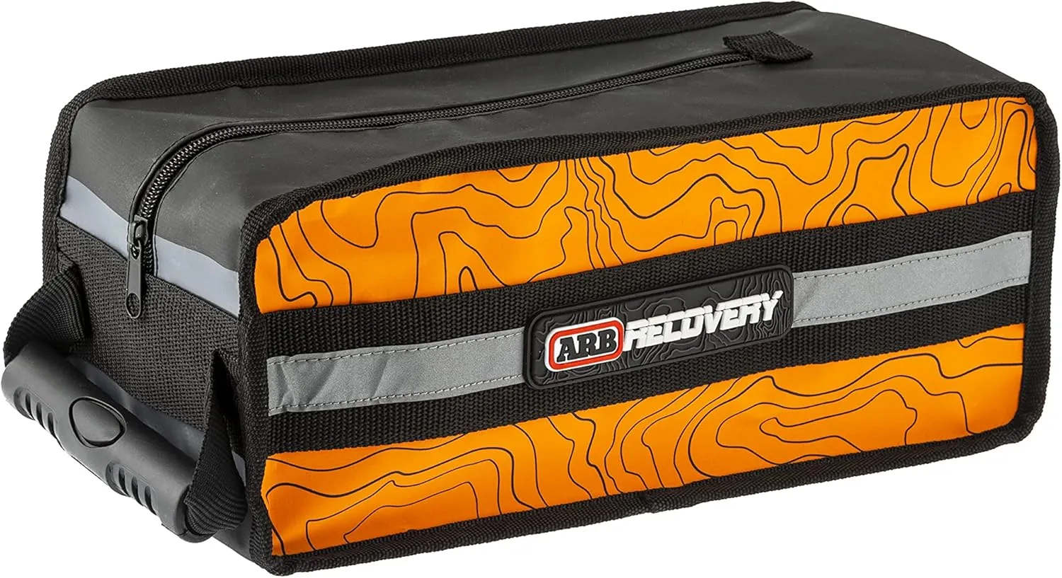 ARB ARB504A Micro Recovery Bag Updated in Black and Orange, Smallest Travel Organizer to Fit The Most Basic and Important Recovery Gear Like Gloves and Shackles