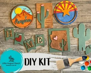 Arizona Tiered Tray Decor Bundle DIY - State Decor