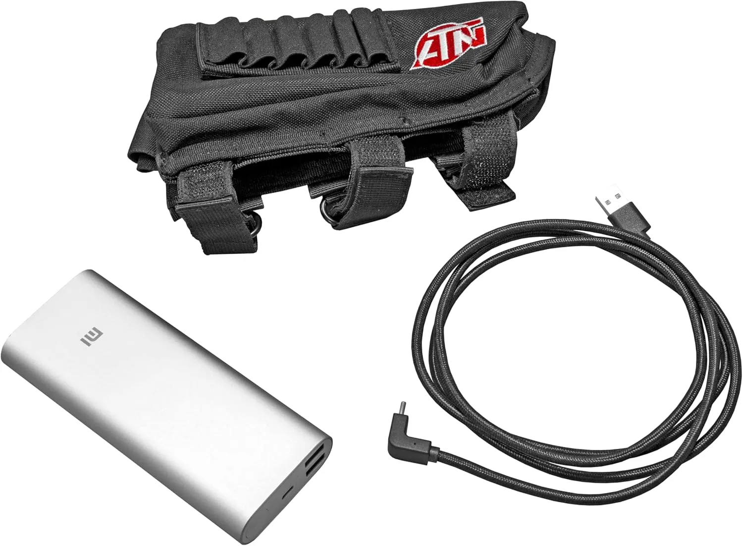 ATN Power Weapon Kit 20,000mAh Battery Pack w/USB Connector, provides up to 22 hrs of continuous use Black
