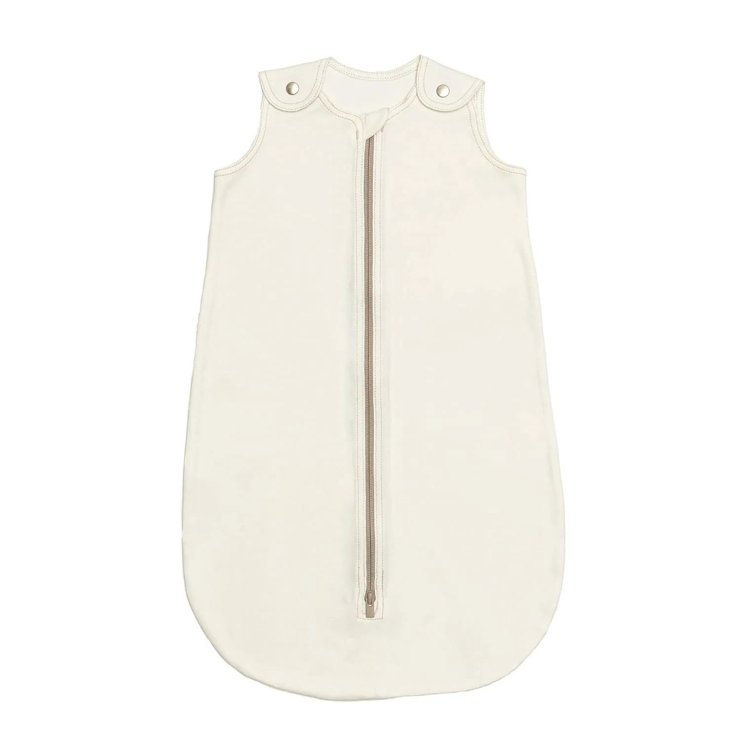 baby deedee Sleep nest Basic Cotton Baby Sleeping Bag Sack Toddler, Almond Cream, Medium (6-18 Month)