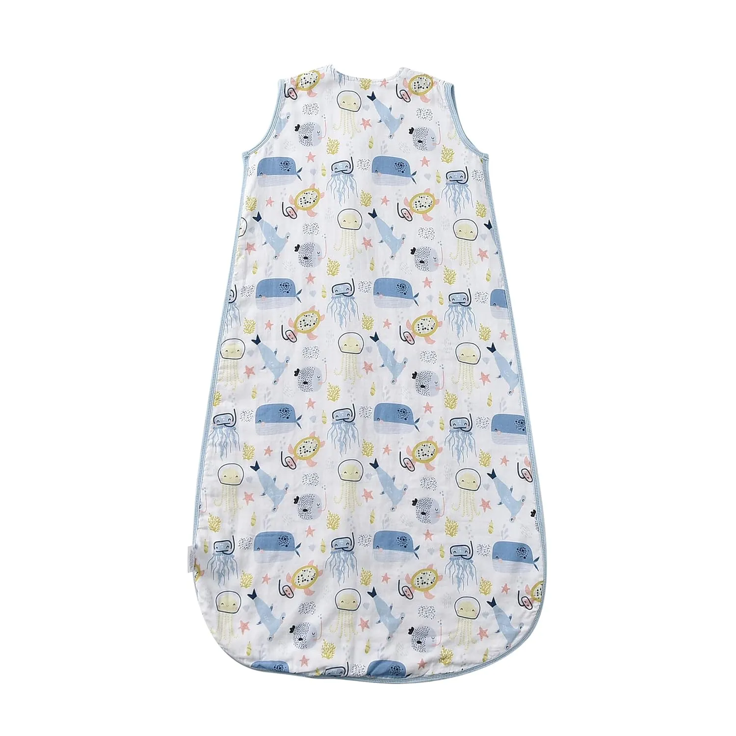 Baby Sleep Sack 1-2 T Baby Wearable Blanket 100% Organic Cotton 0.5 TOG Muslin Toddler Sleeping Sacks 2- Way Zipper Warm 12-24 Months