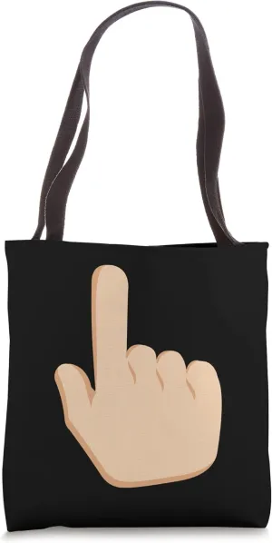 Backhand Index Finger Pointing Up Tote Bag