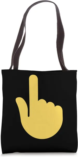 Backhand Index Pointing Up Tote Bag