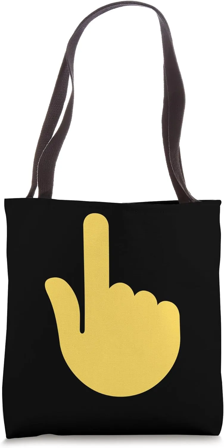 Backhand Index Pointing Up Tote Bag