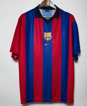 Barcelona 2000-01 Home Kit Basic Version (2XL)