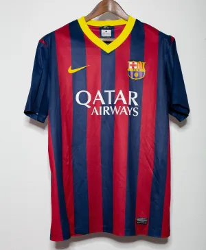 Barcelona 2013-14 Home Kit (L)