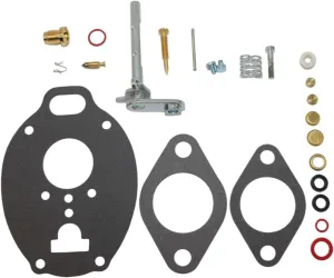 Basic Carburetor Repair Kit Fits John Deere 440 Minneapolis Moline 445 JetStar 4 Star Big Mo 400 Tractor (For Marvel Schebler TSX633 TSX713 TSX756 TSX878 carburetors)
