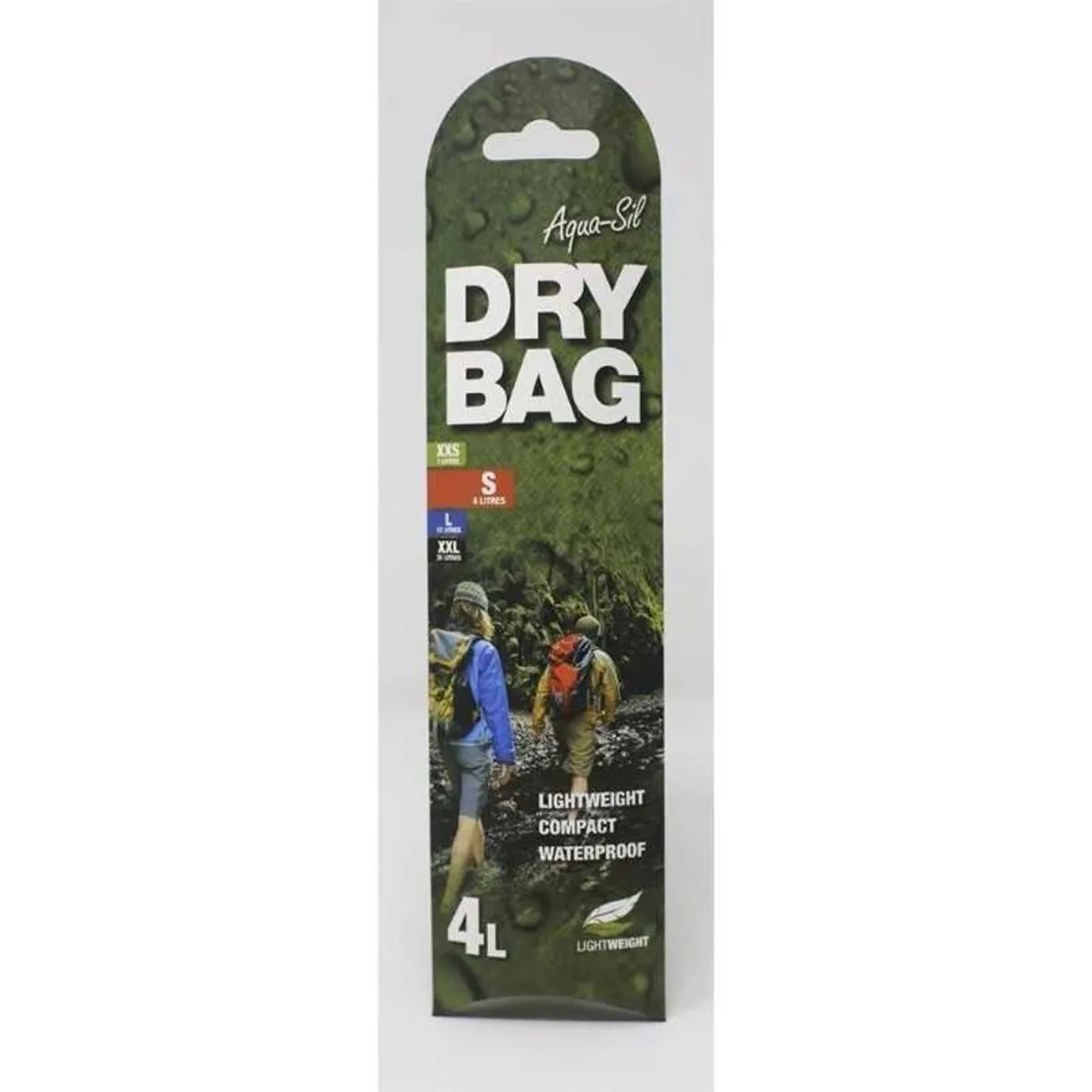 BCB ultralight durable waterproof gear bag roll-top navy blue 4 liters dry bag