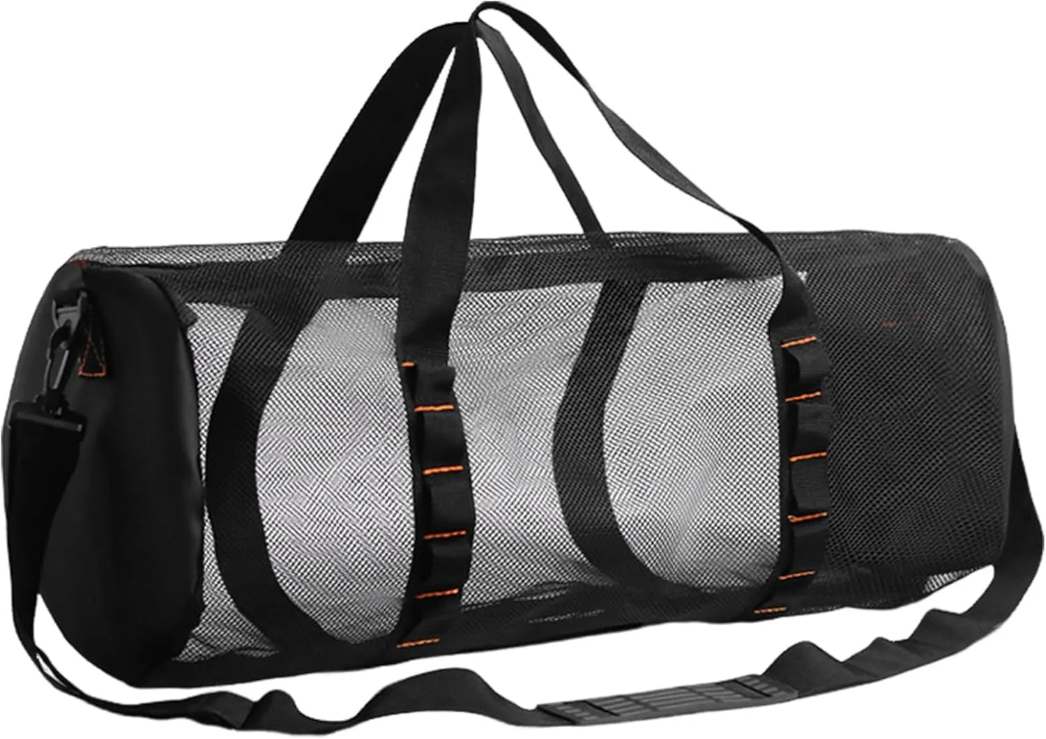 Beach Dive Bag - Portable Mesh Equipment Holder | Zippered Snorkel Storage, Oversized Travel Sack, Durable Outdoor Container for Diving Tools, Marine Sports, Poolside Packing, Boat Days