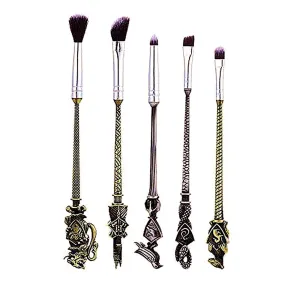 Beauty Makeup Brushes Kit 5pcs Foundation Blending Blush Eyeshadow Face Powder Brush Makeup Soft Fan Brush Foundation Brushes Make Up Tool