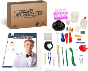 Bill Nye's VR Science Kit - Virtual Reality Kids Science Kit, Book and Interactive STEM Learning Activity Set (Materials & Book Only - Goggles Sold Separately)