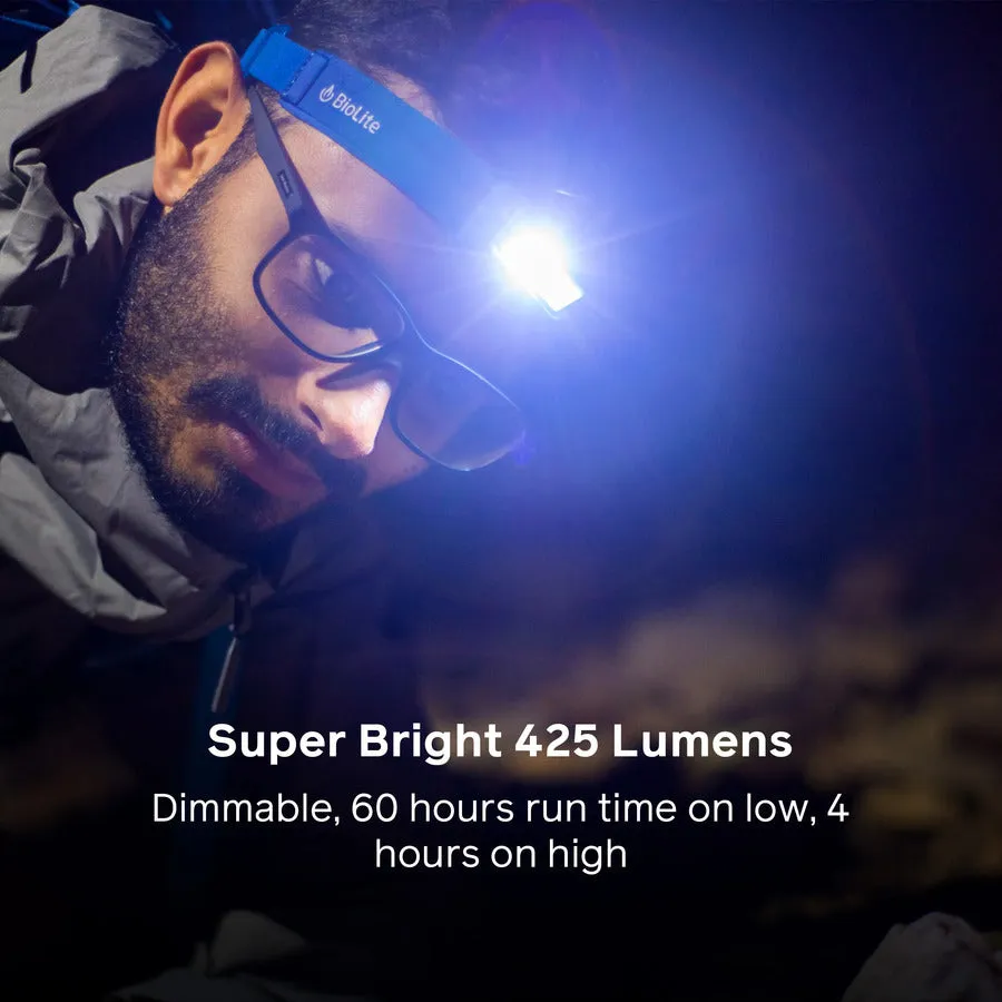 BioLite Headlamp | 425 Lumen | Grey / Black
