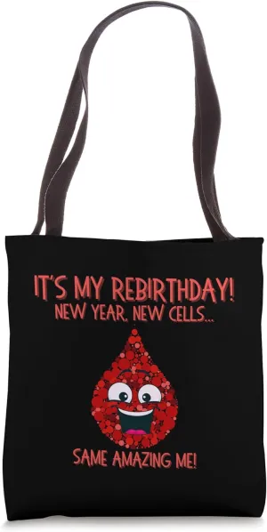 Bone Marrow Transplant Rebirthday Cancer Survivor Tops Gear Tote Bag