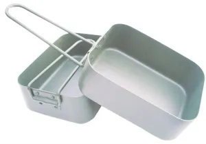 British Army Folding Mess Tin Kit with handles