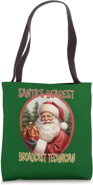 Broadcast Technician Christmas Holiday Love Xmas Tote Bag