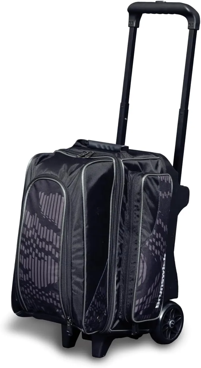 Brunswick Punisher Double Roller Bowling Bag (Grey)