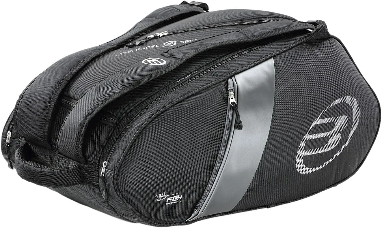 Bullpadel Padel Racket Bag BPP-25020 NEURON 2025 | Medium-Capacity Padel Bag for 4 Rackets | Thermo Compartments, Ventilated Shoe Storage | Signature Design by Fede Chingotto | Durable Construction