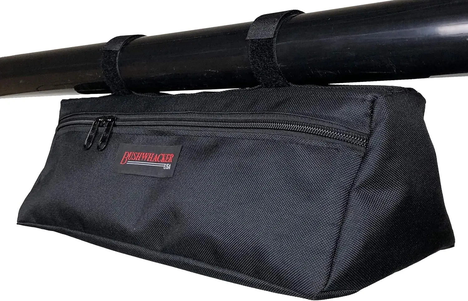 Bushwhacker UTV Medium Triangle Bag for Roll Bar – Dimensions 14" L x 6" W x 5" H – Side by Side Pack for Gear Storage, ATV Accessories, and Overhead Rail Organization